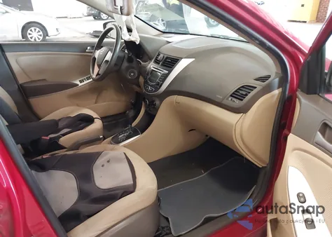 2013 Hyundai Accent Gls from USA, damaged, VIN KMHCT4AE8DU398753